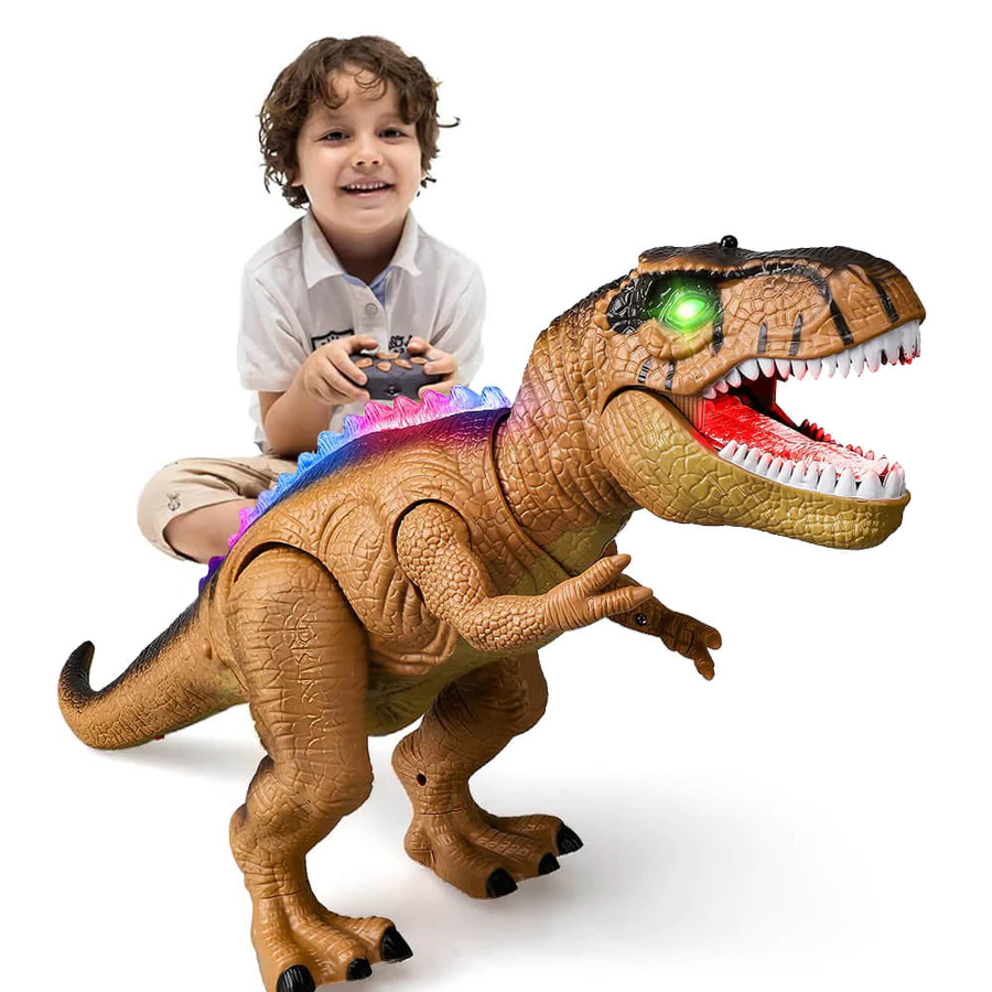 Jurassic Rover Remote Dinosaur Toy with Walking and Roaring