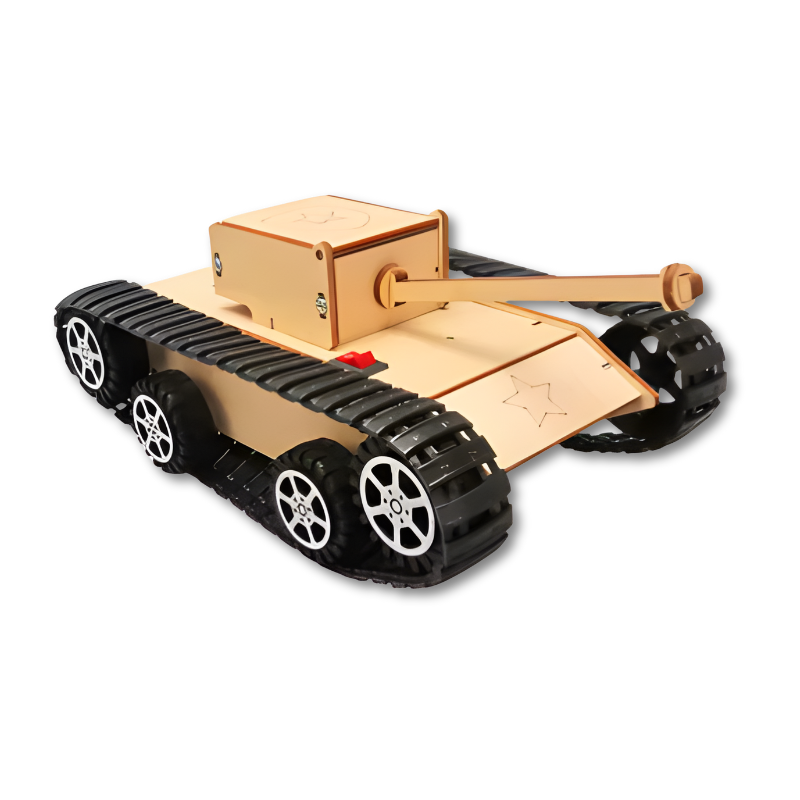Kit de construction véhicule électrique en bois pour enfants