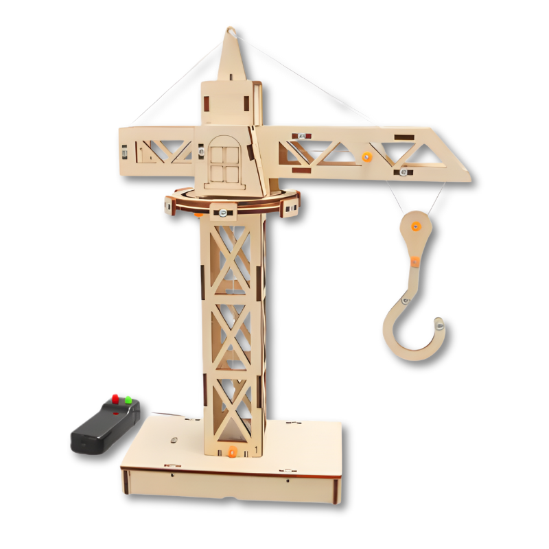 Kit de construction véhicule électrique en bois pour enfants