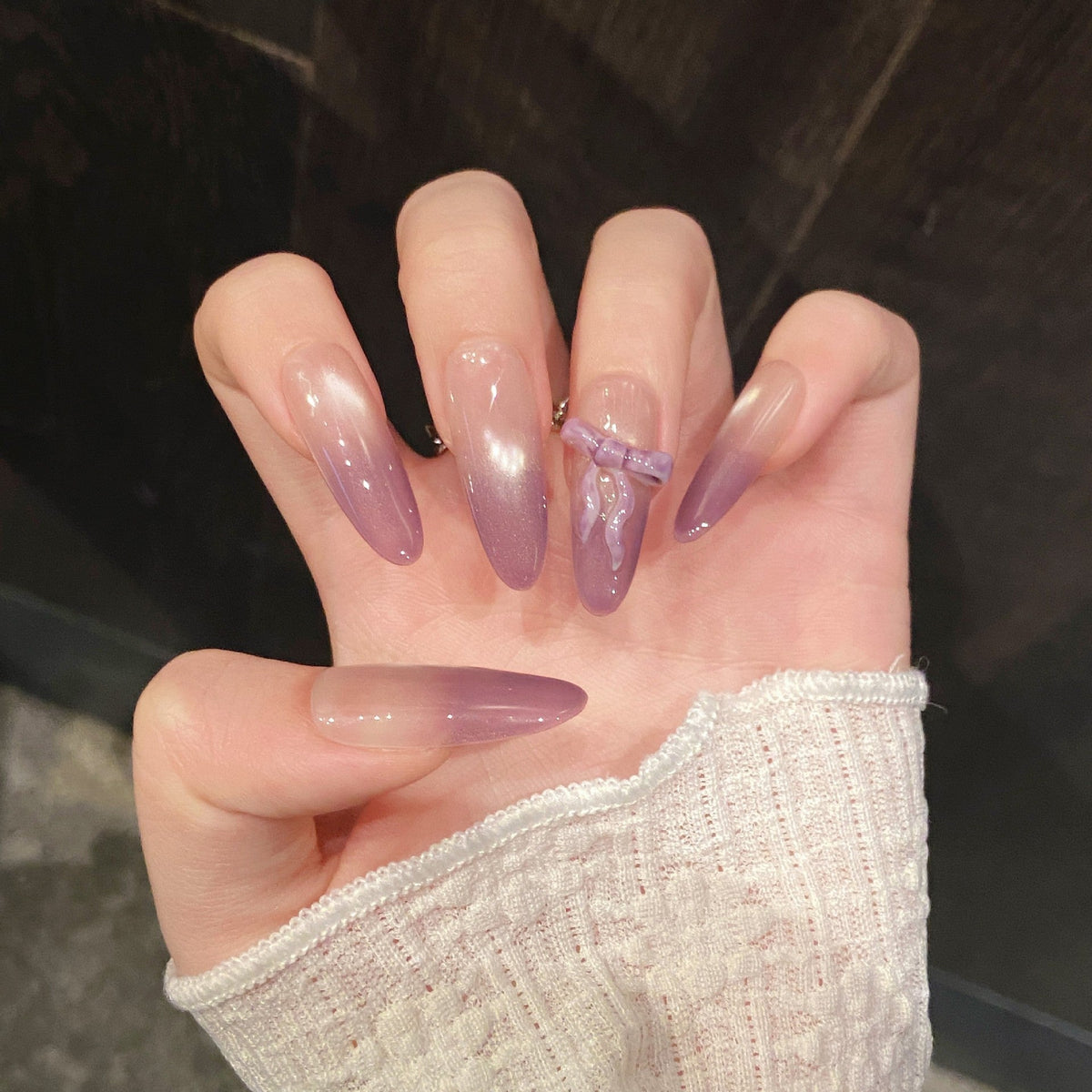Kit de faux ongles en gel dégradés à coller