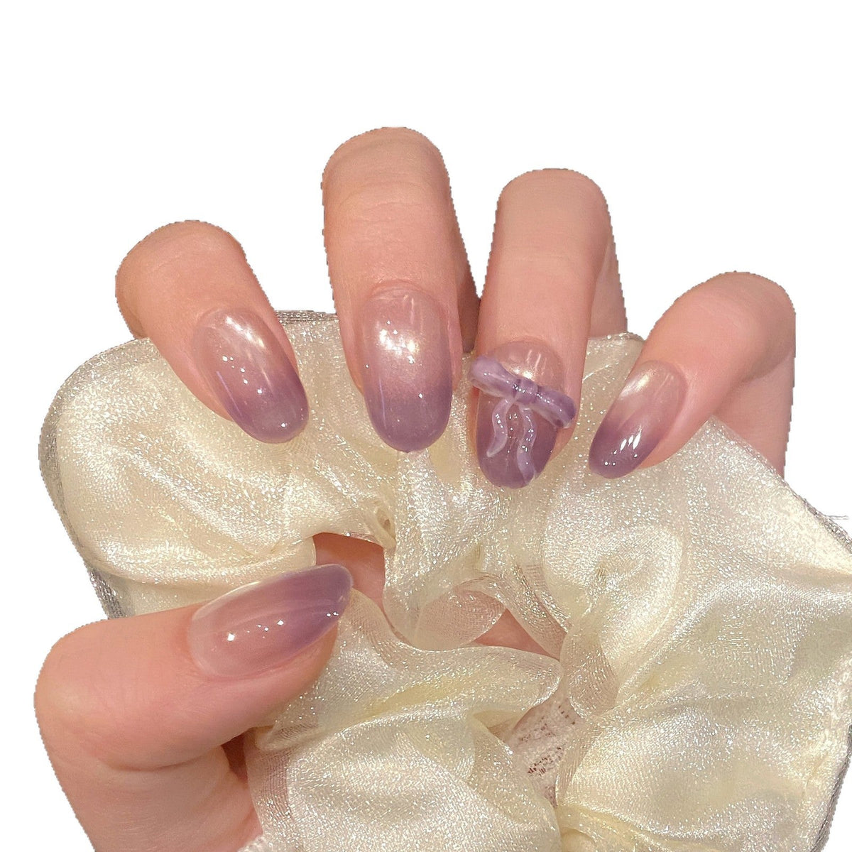 Kit de faux ongles en gel dégradés à coller