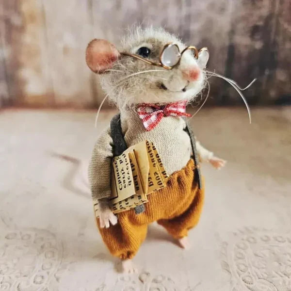 Kit de loisirs créatifs DIY souris feutrée à l'aiguille