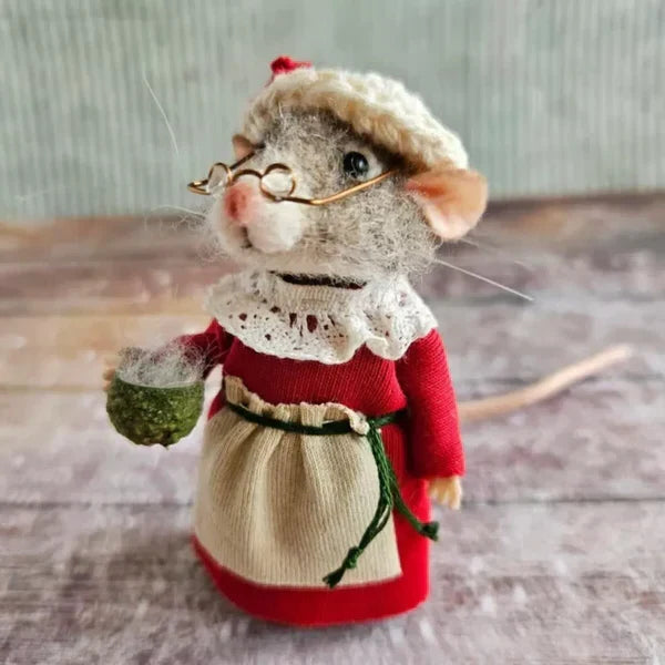 Kit de loisirs créatifs DIY souris feutrée à l'aiguille