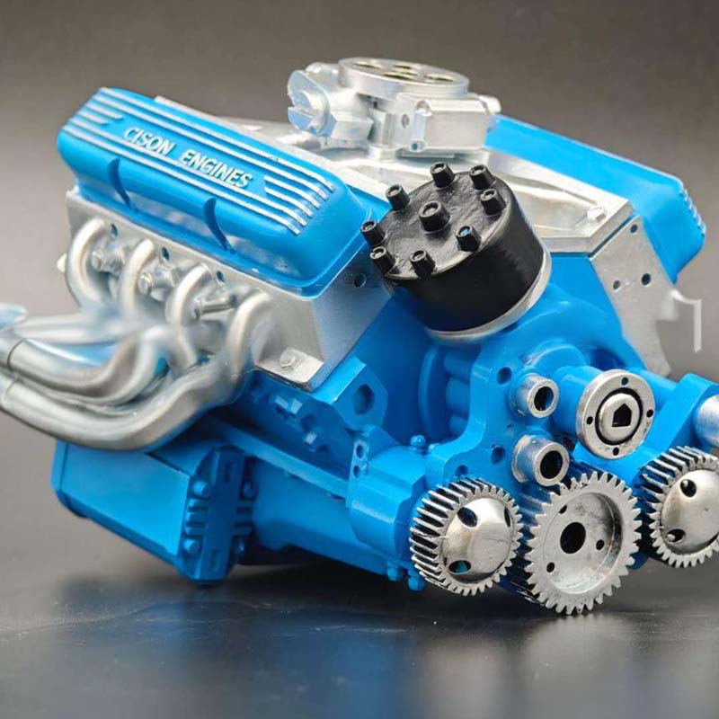 Kit de mini moteur V8 à essence fonctionnel, allumage CDI et pièces métalliques CNC