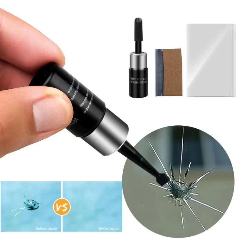 Kit de réparation de verre fissuré