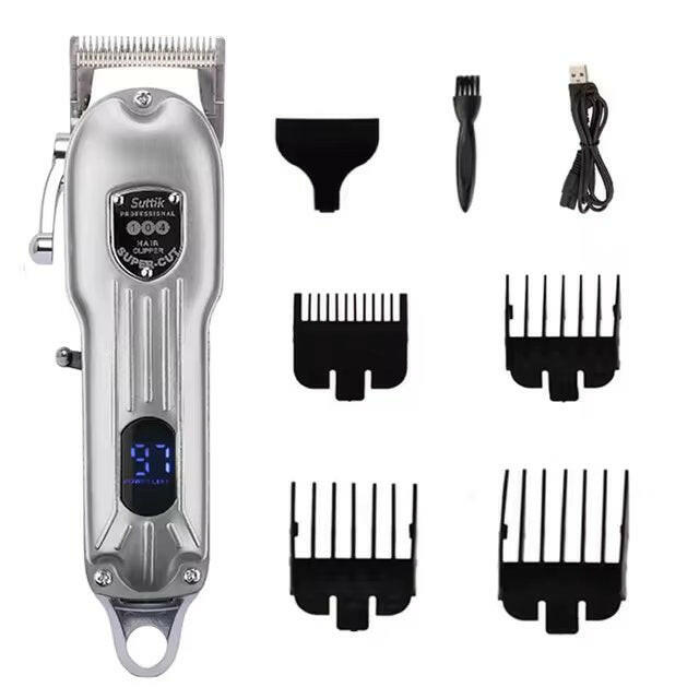Kit de toilettage professionnel pour chiens avec tondeuse et ciseaux