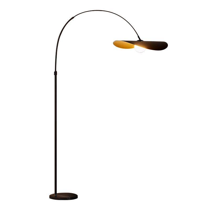 Lampadaire artisanal en fer et acrylique