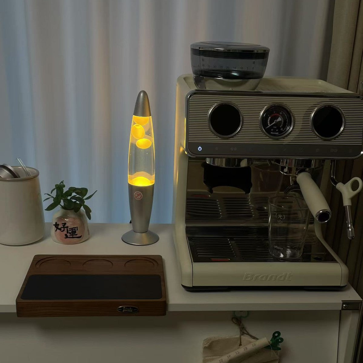 Lampe à lave d'ambiance USB avec mouvement de cire apaisant