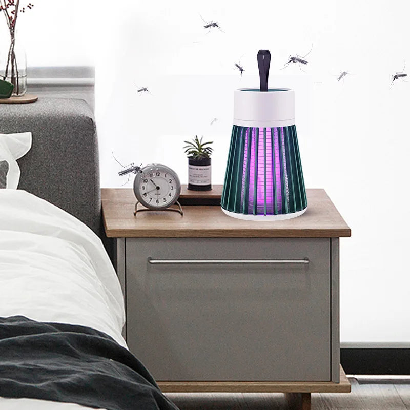 Lampe anti-moustiques LED - destructeur d'insectes puissant pour intérieur et extérieur