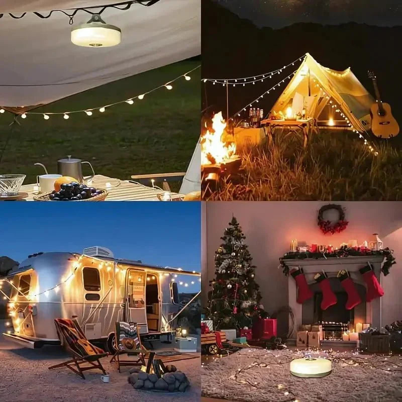 Lampe de camping extensible 4 en 1