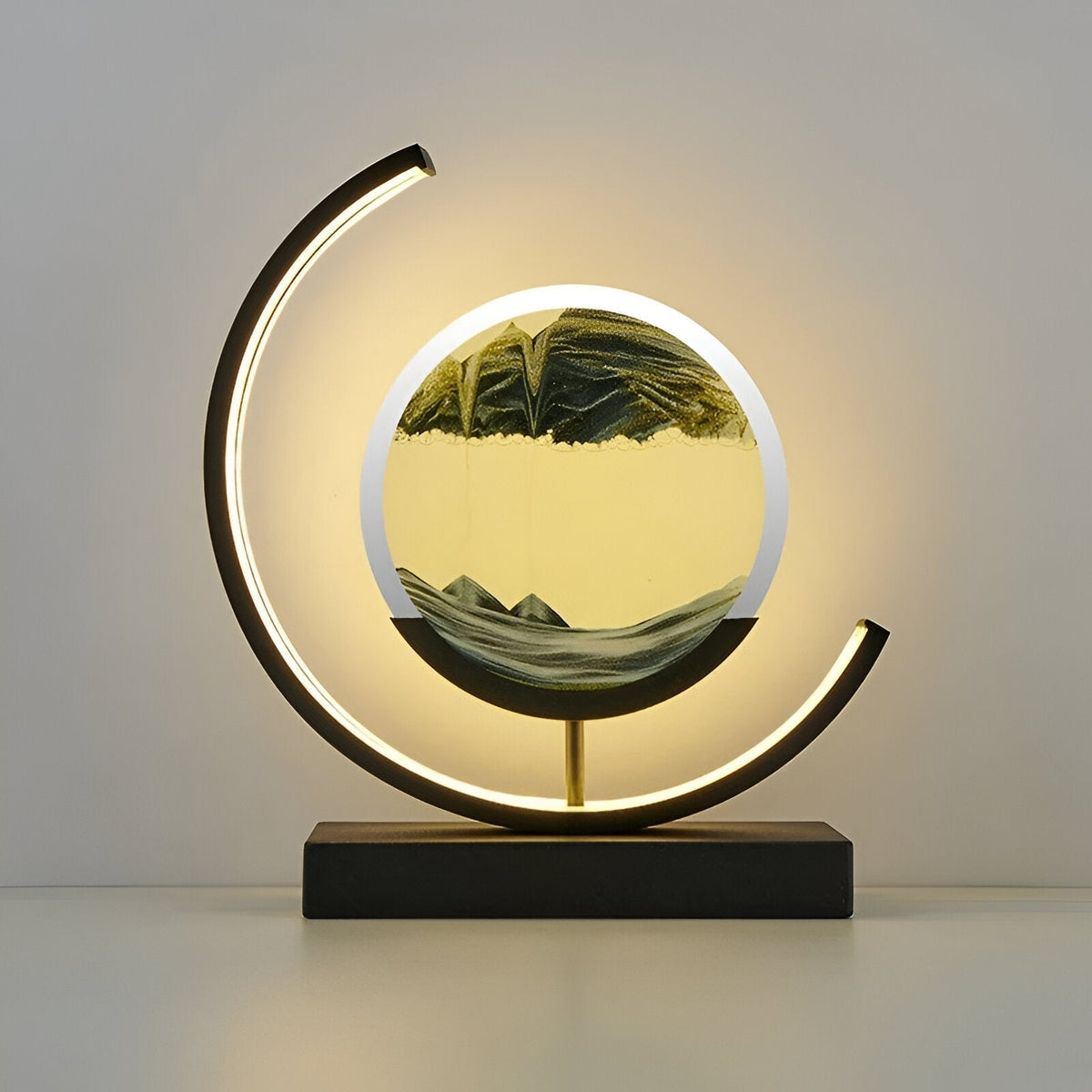 Lampe de sable avec télécommande et réglage de la luminosité