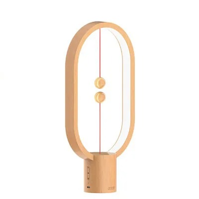 Lampe de table design équilibrée avec interrupteur flottant