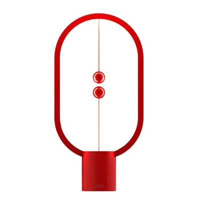 Lampe de table design équilibrée avec interrupteur flottant