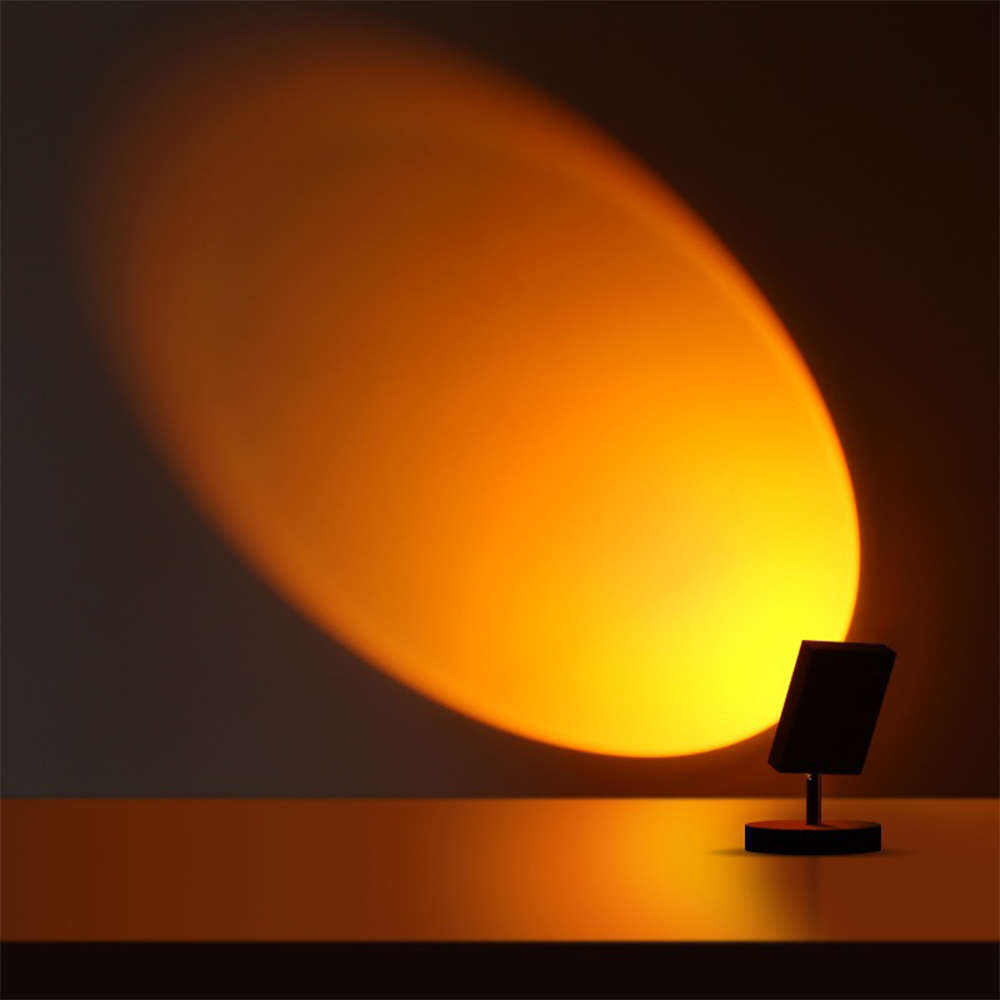 Lampe de table LED rétro coucher de soleil