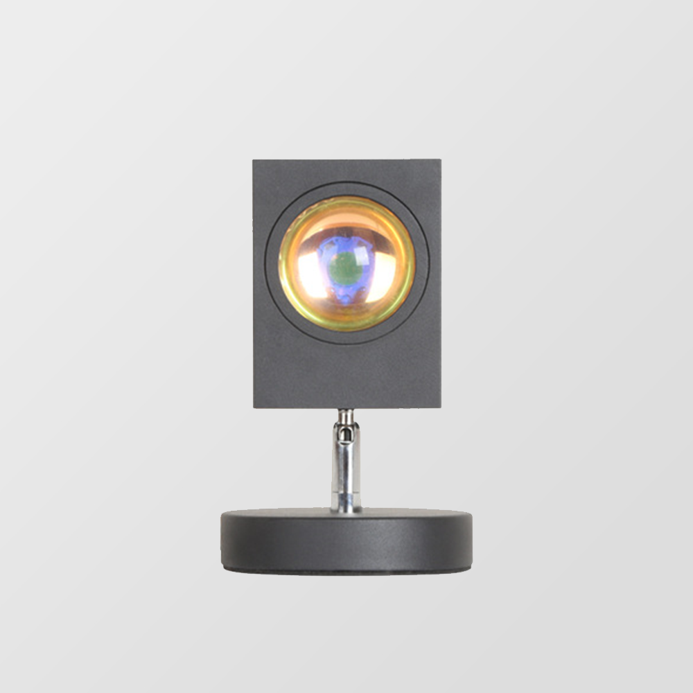 Lampe de table LED rétro coucher de soleil