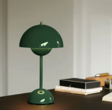 Lampe de table LED sans fil design parapluie rétro