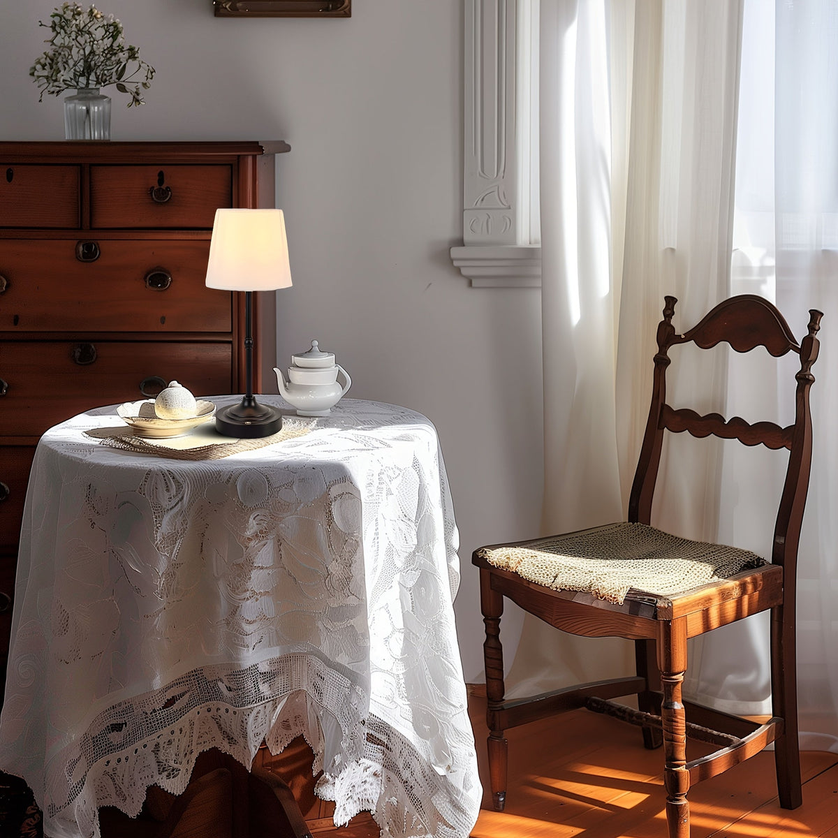 Lampe de table sans fil dimmable | Rechargeable par USB