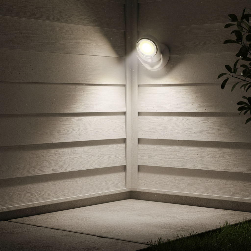 Lampe extérieure avec détecteur de mouvement résistante aux intempéries