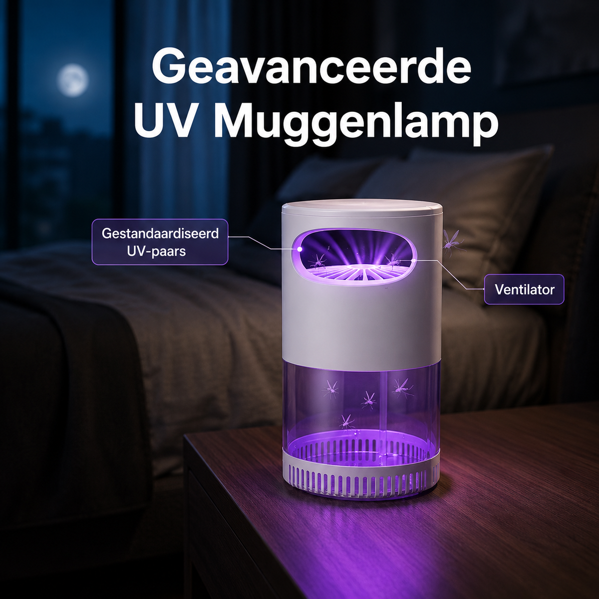 Lampe piège à moustiques UV