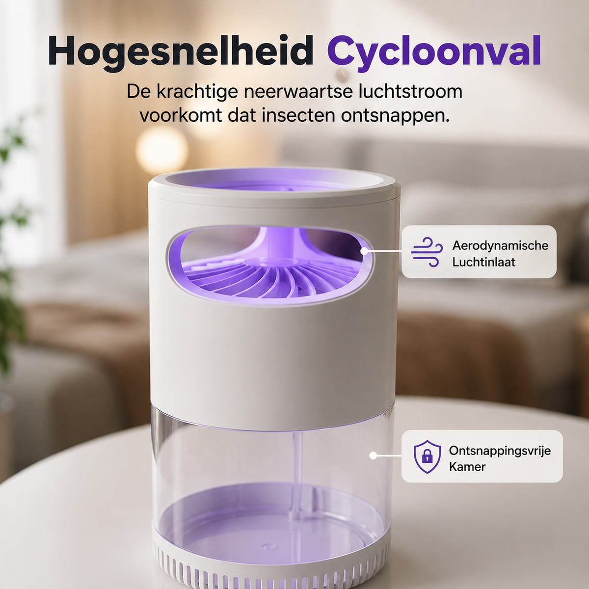 Lampe piège à moustiques UV
