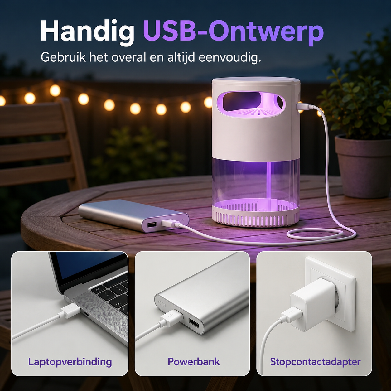 Lampe piège à moustiques UV