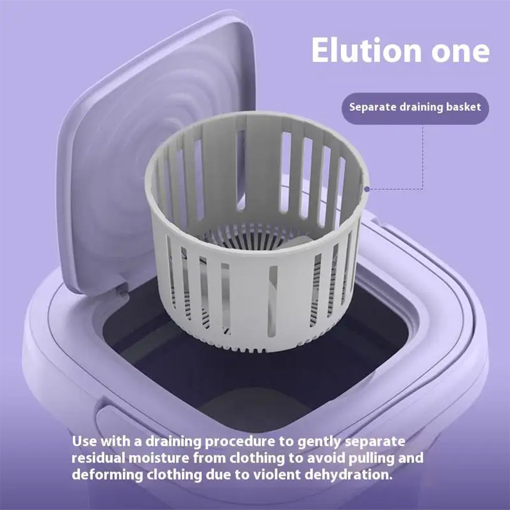 Lave-linge portable et pliable avec fonction séchage