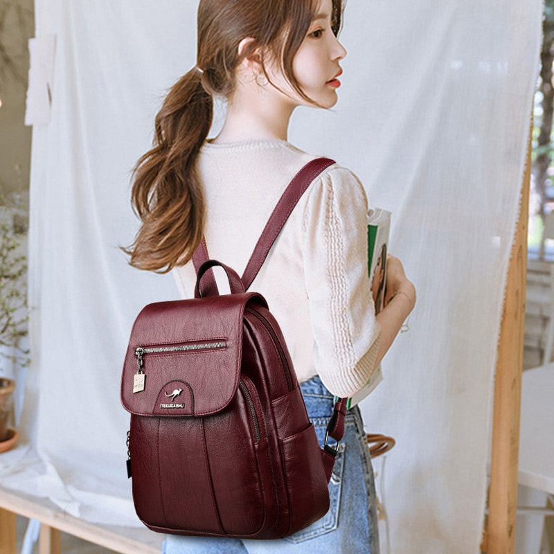 Leather Backpack – Elegant, Durable, and Timeless Elegance