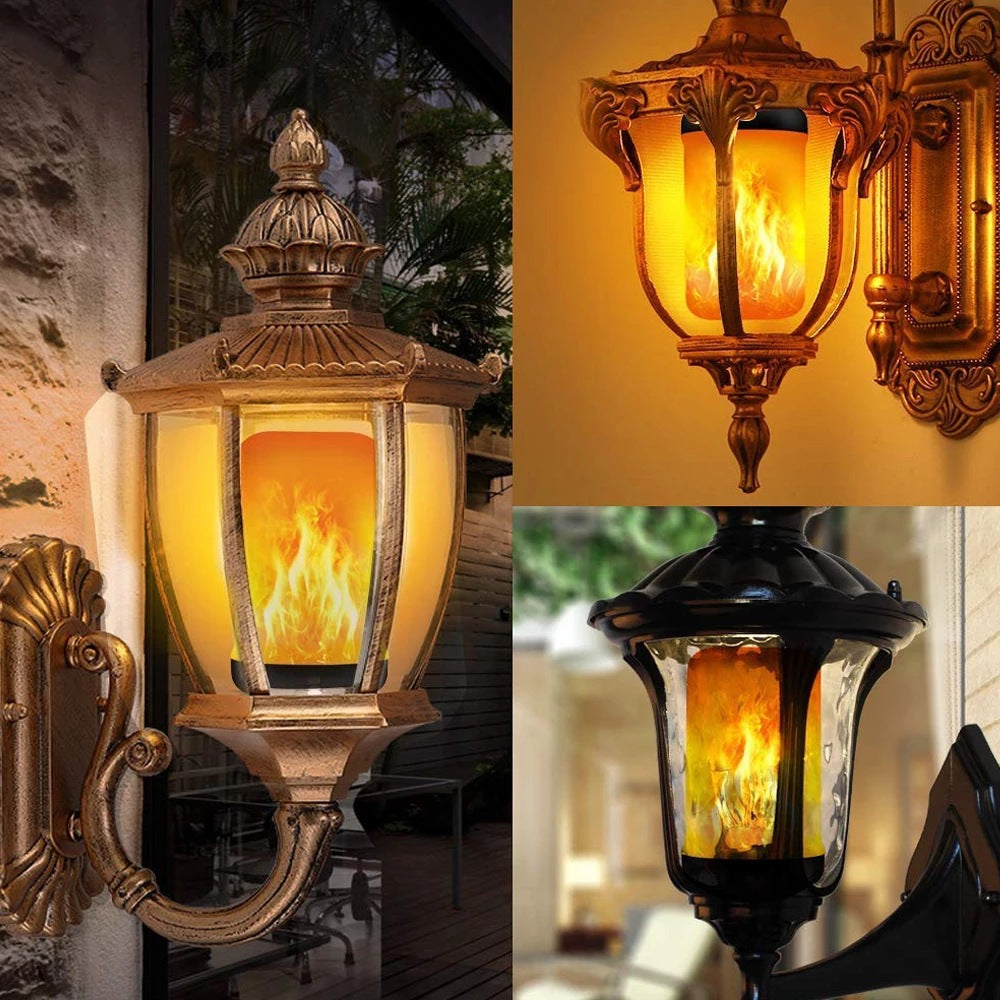 LED FLAME LIGHT PARTY LAMP - 4 MODES SIMULATING FIRE