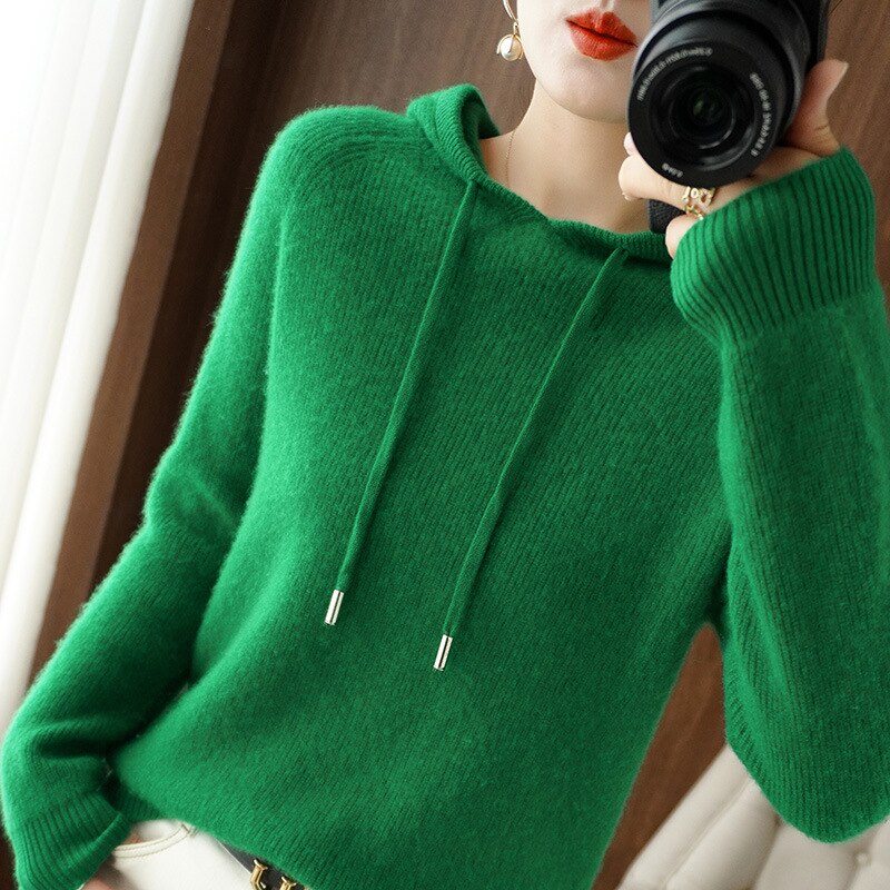 Leslie - Cashmere Hoodie for Autumn