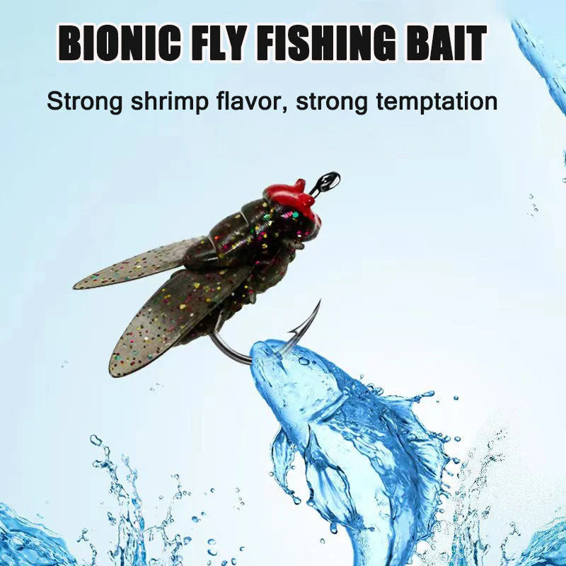 Leurres de pêche mouches artificielles, 20 pièces