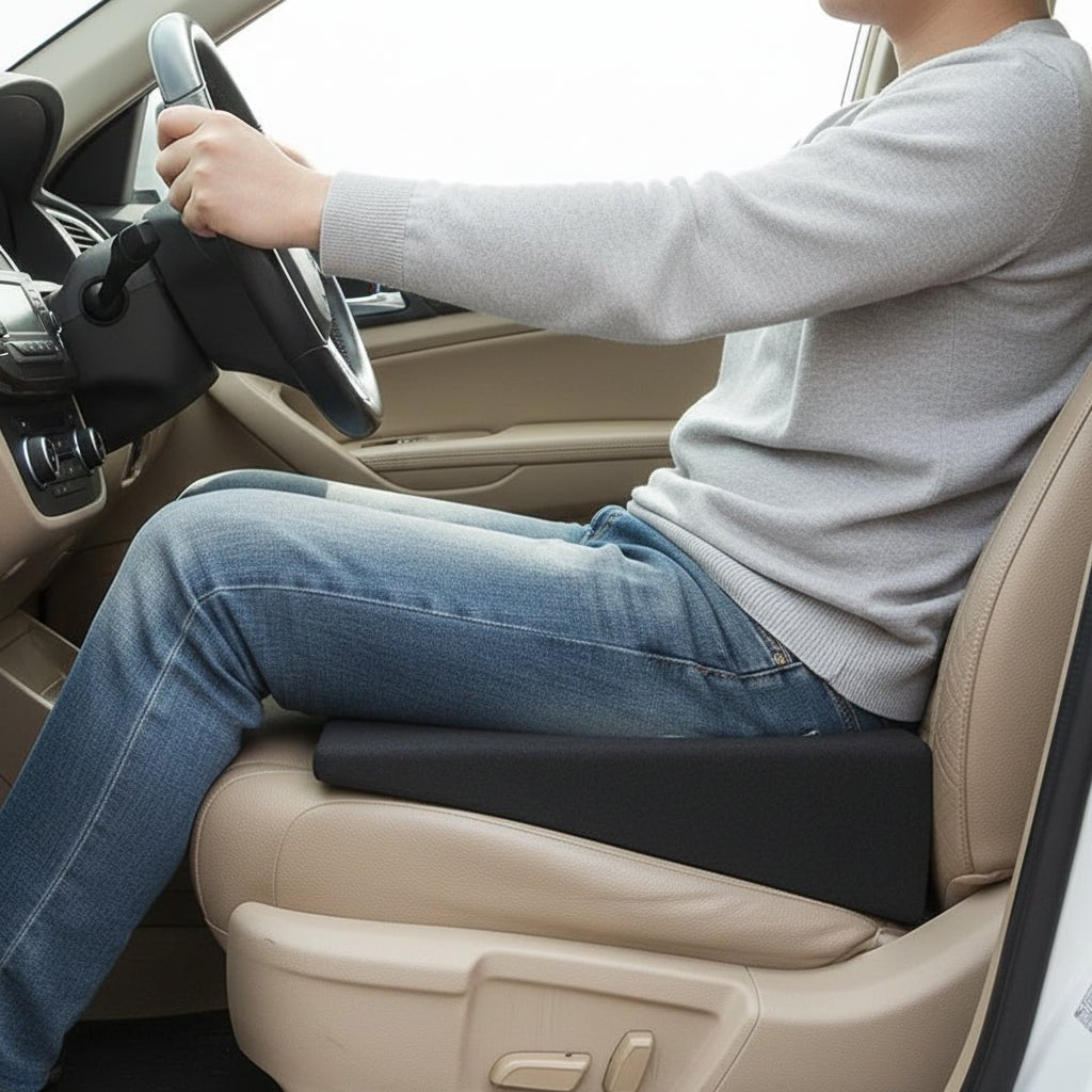 LEVELCUSH – Memory Foam Compensation Cushion for Car Seats