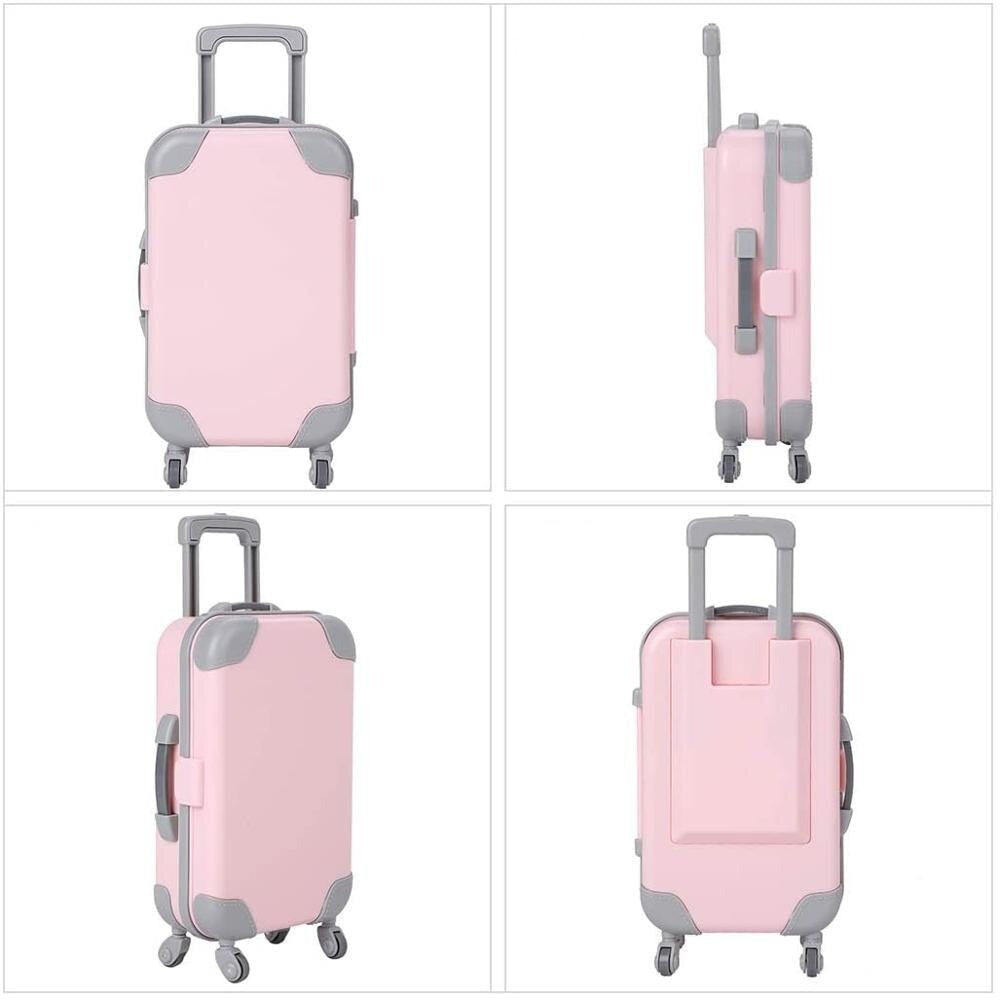 Lightweight Doll Travel Suitcase – Durable 18-Inch (45.72 cm) Accessory
