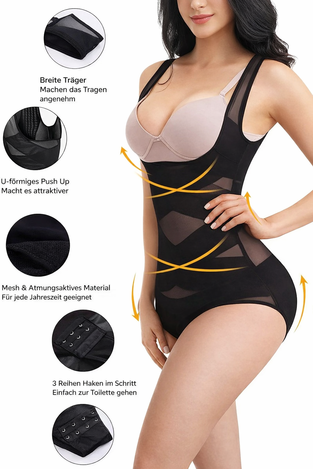 Lingerie sculptante | Sans coutures et sculptante | Effet ventre plat