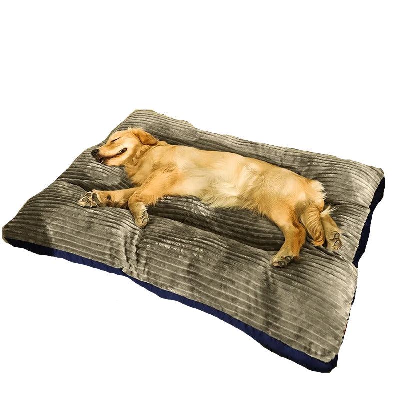 Lit orthopédique pour chien d'hiver