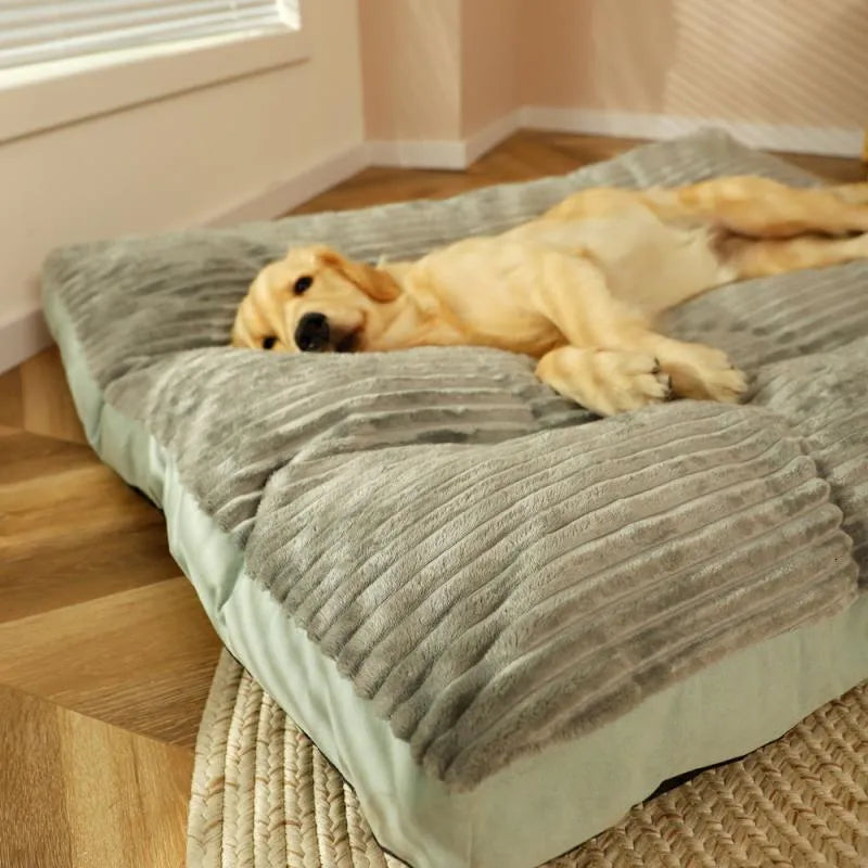 Lit orthopédique pour chien d'hiver