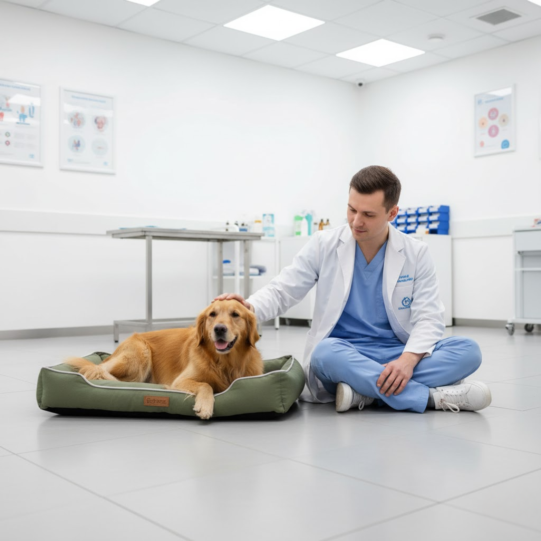 Lit pour animal de compagnie – design ergonomique pour un sommeil sain
