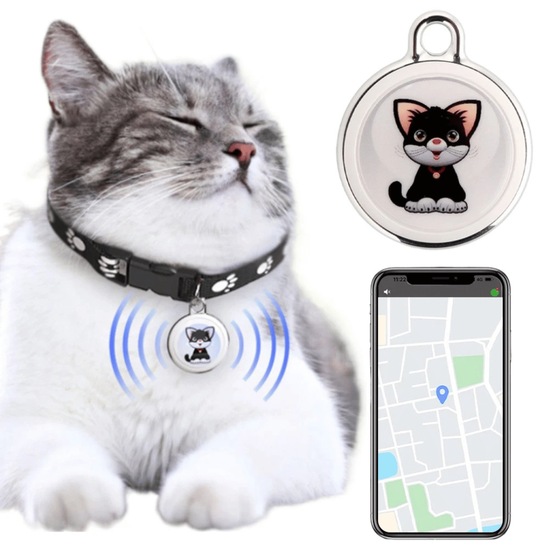 Localisateur GPS pour animaux avec suivi en temps réel et alarme sonore - design étanche pour chiens et chats