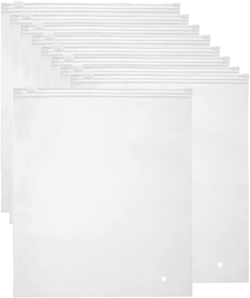 Lot de 40 sachets de rangement réutilisables et mats pour vêtements et voyage