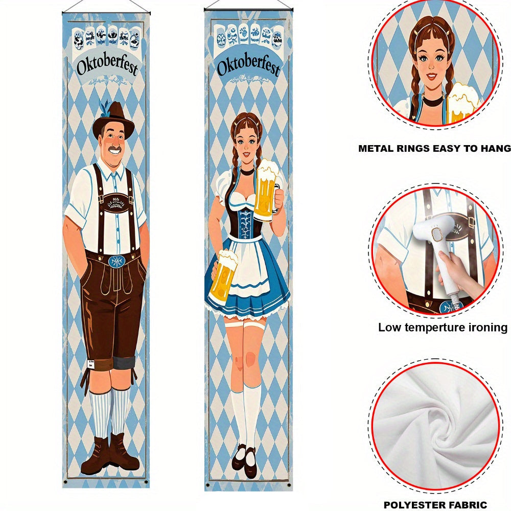 Lot de bannières pour l'Oktoberfest en polyester