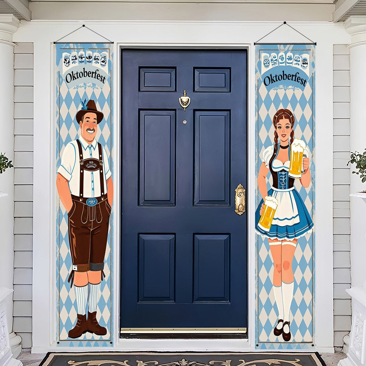 Lot de bannières pour l'Oktoberfest en polyester