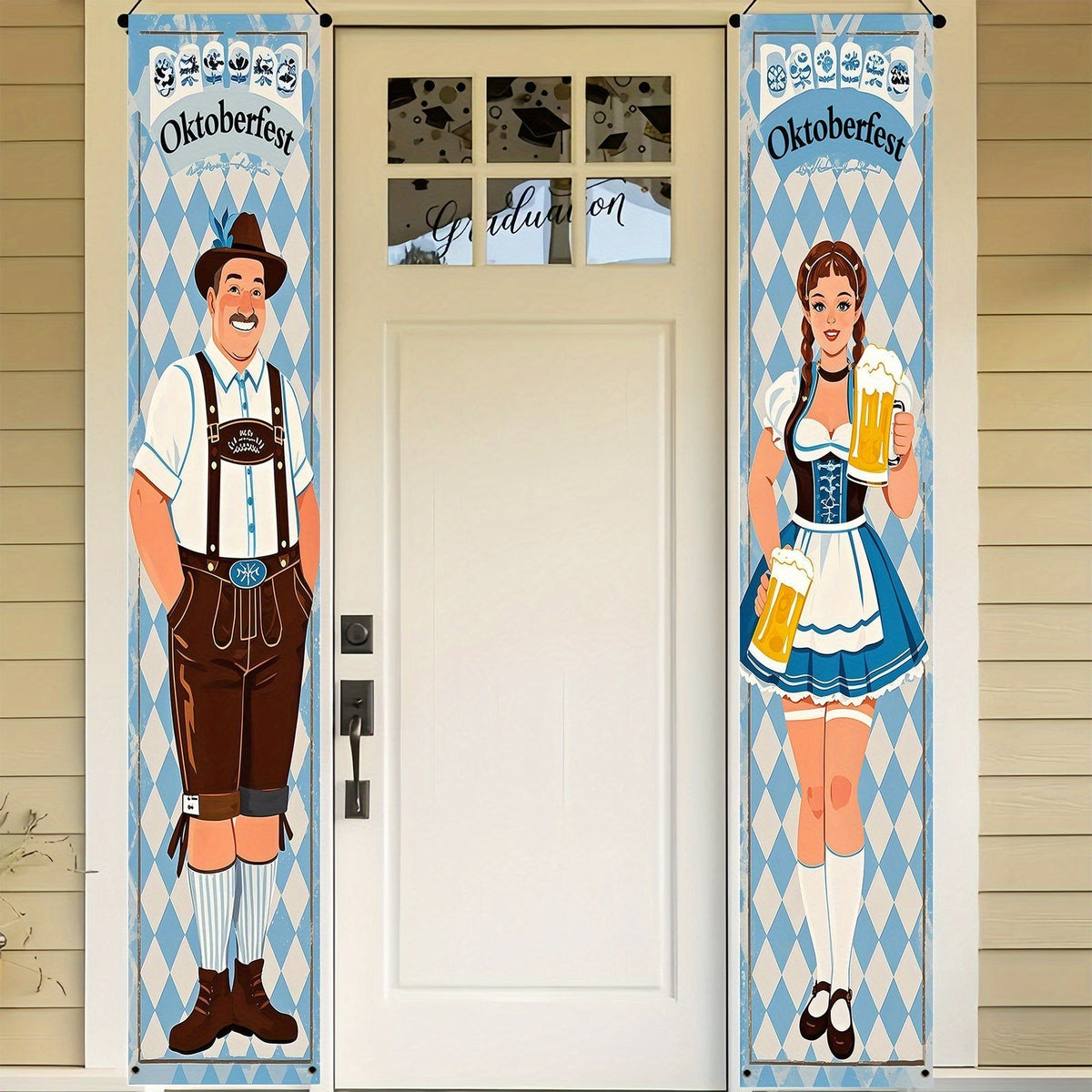 Lot de bannières pour l'Oktoberfest en polyester