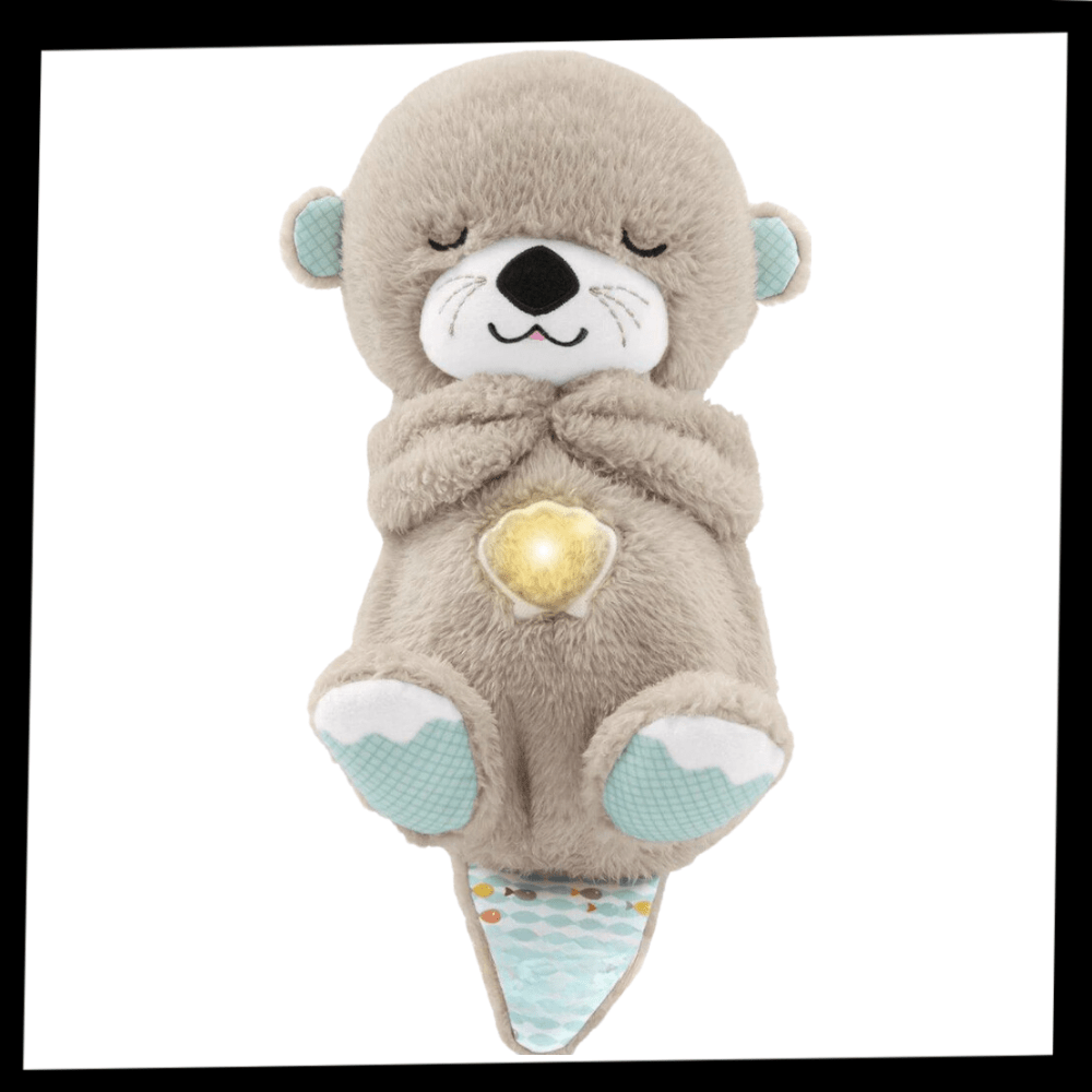 Loutre en peluche apaisante avec sensation de ventre maternel