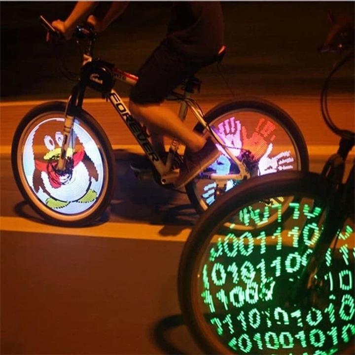 Lumières LED pour rayons de roue avec effet 3D