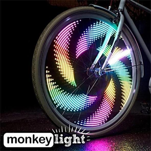 Lumières LED pour rayons de roue avec effet 3D