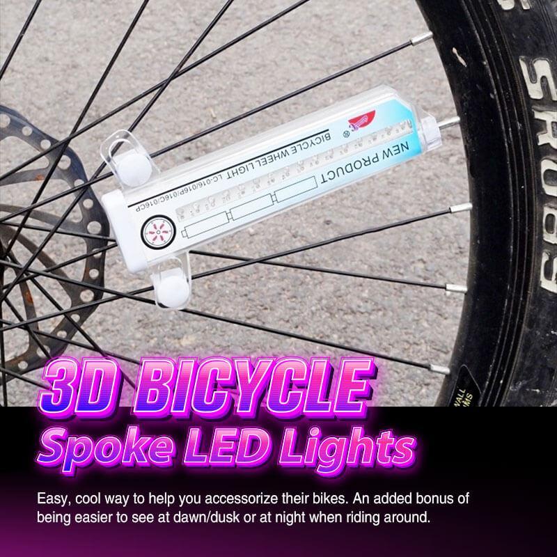 Lumières LED pour rayons de roue avec effet 3D