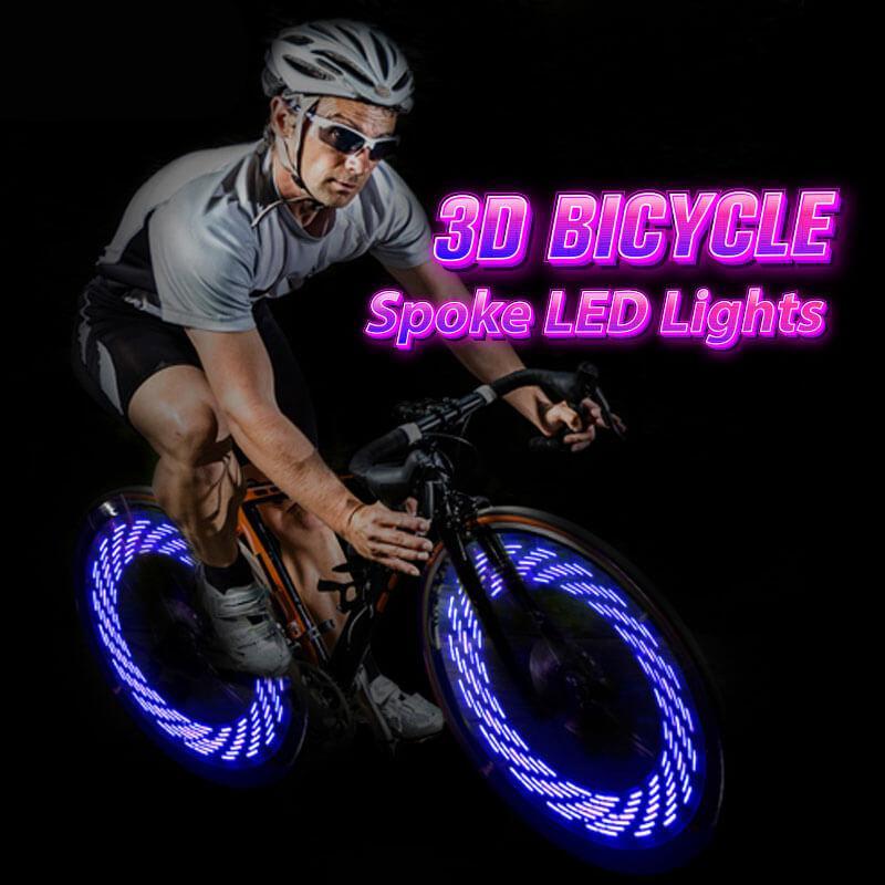 Lumières LED pour rayons de roue avec effet 3D