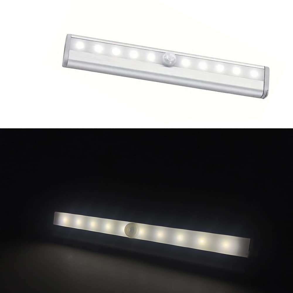 Luminaire LED pour meuble avec détecteur - blanc chaud - 200 lumens