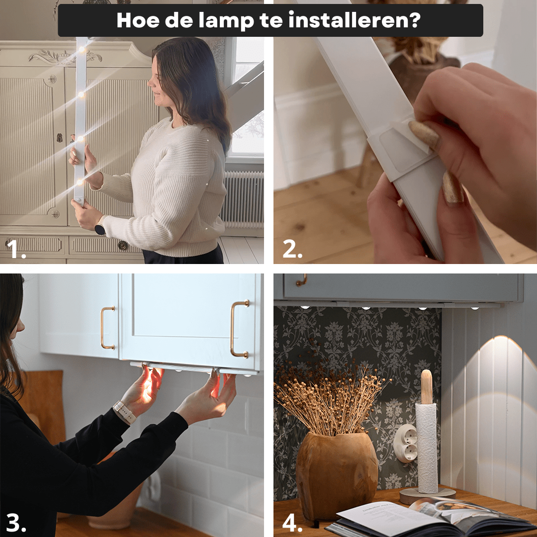 Luminaire LED sans fil avec détecteur de mouvement