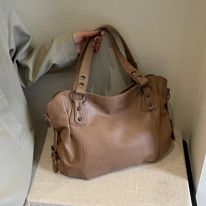 Lunelle - Large Soft Leather Handbag