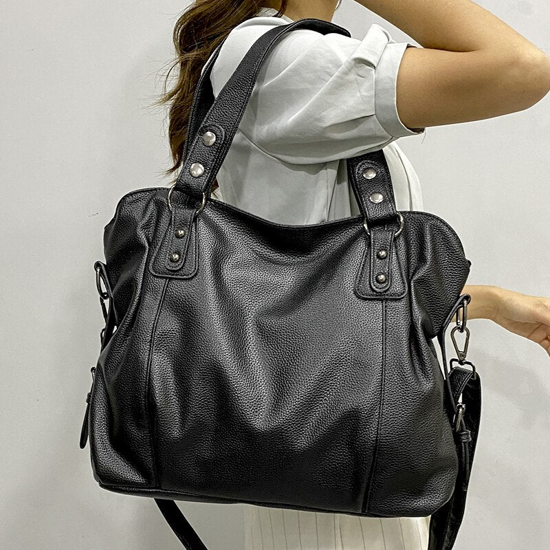 Lunelle - Large Soft Leather Handbag